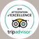 Certificat d'Excellence Trip Advisor